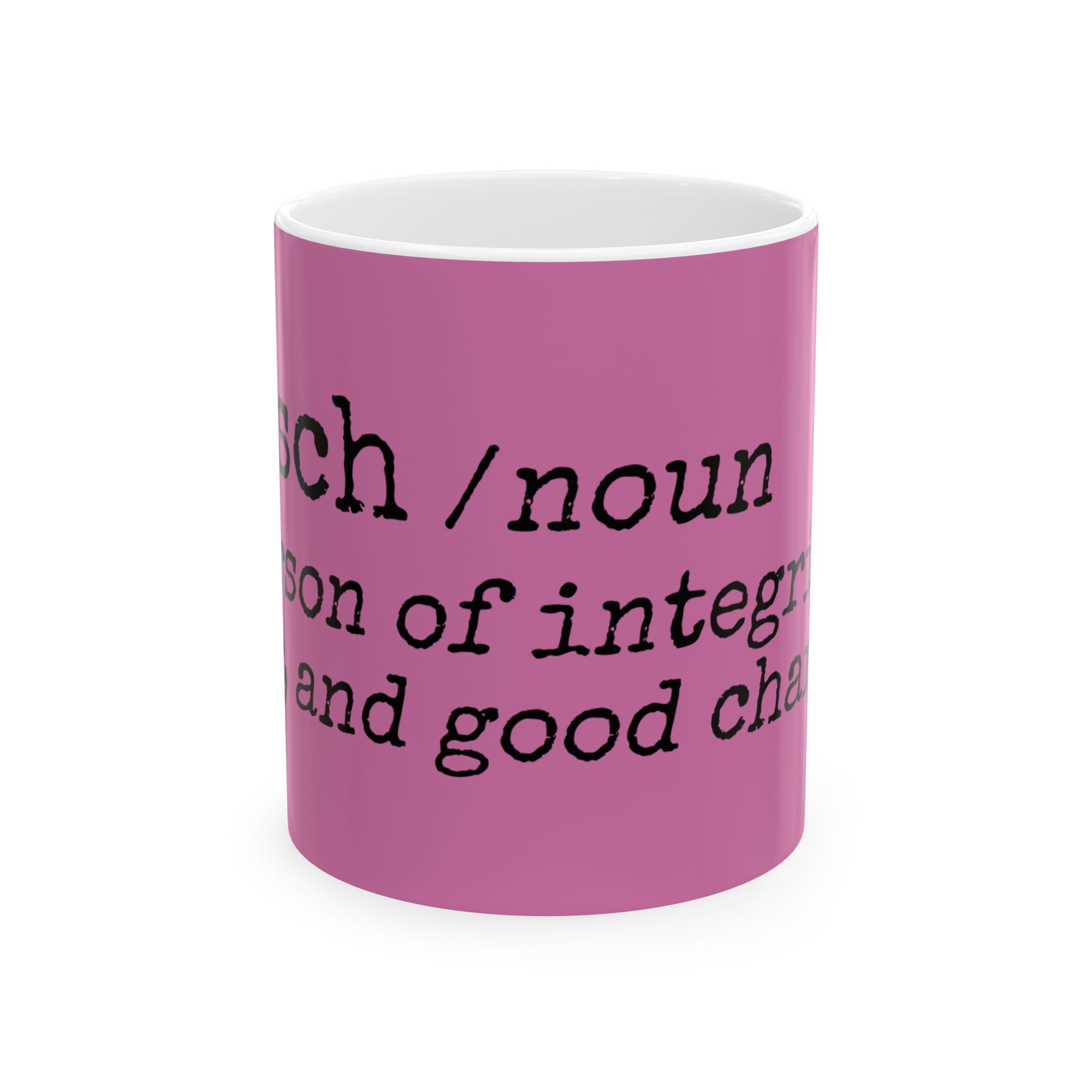 Mensch Pink Coffee Mug - a perfect gift