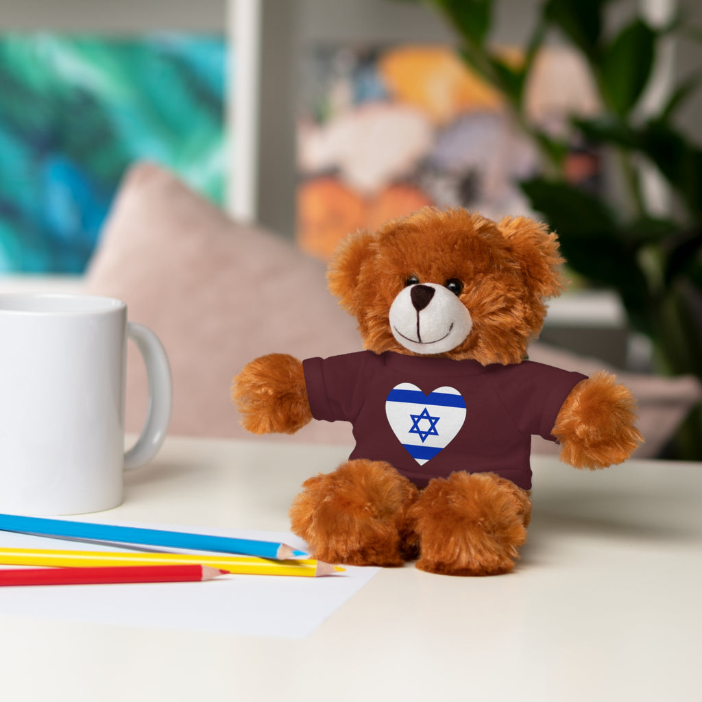 Israel flag Stuffed Animals with Tee