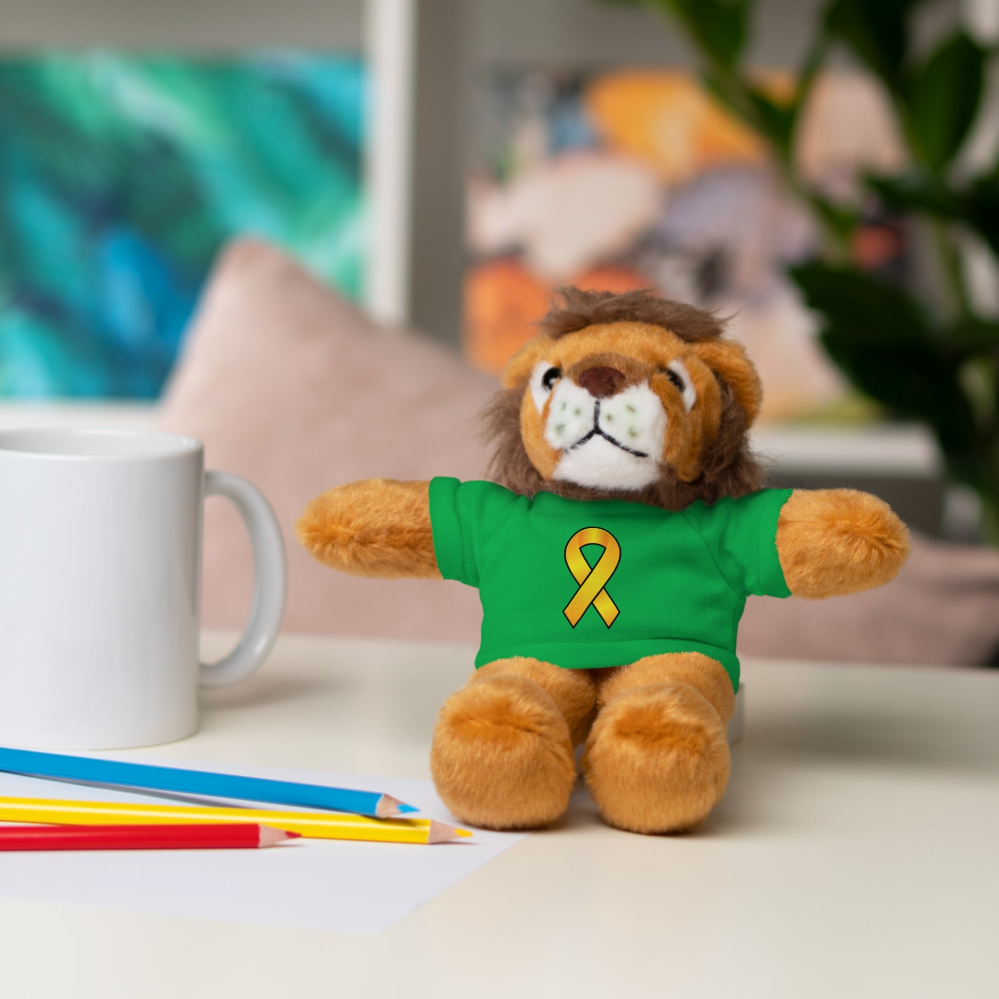 Yellow Ribbon Stuffed Animals with Tee