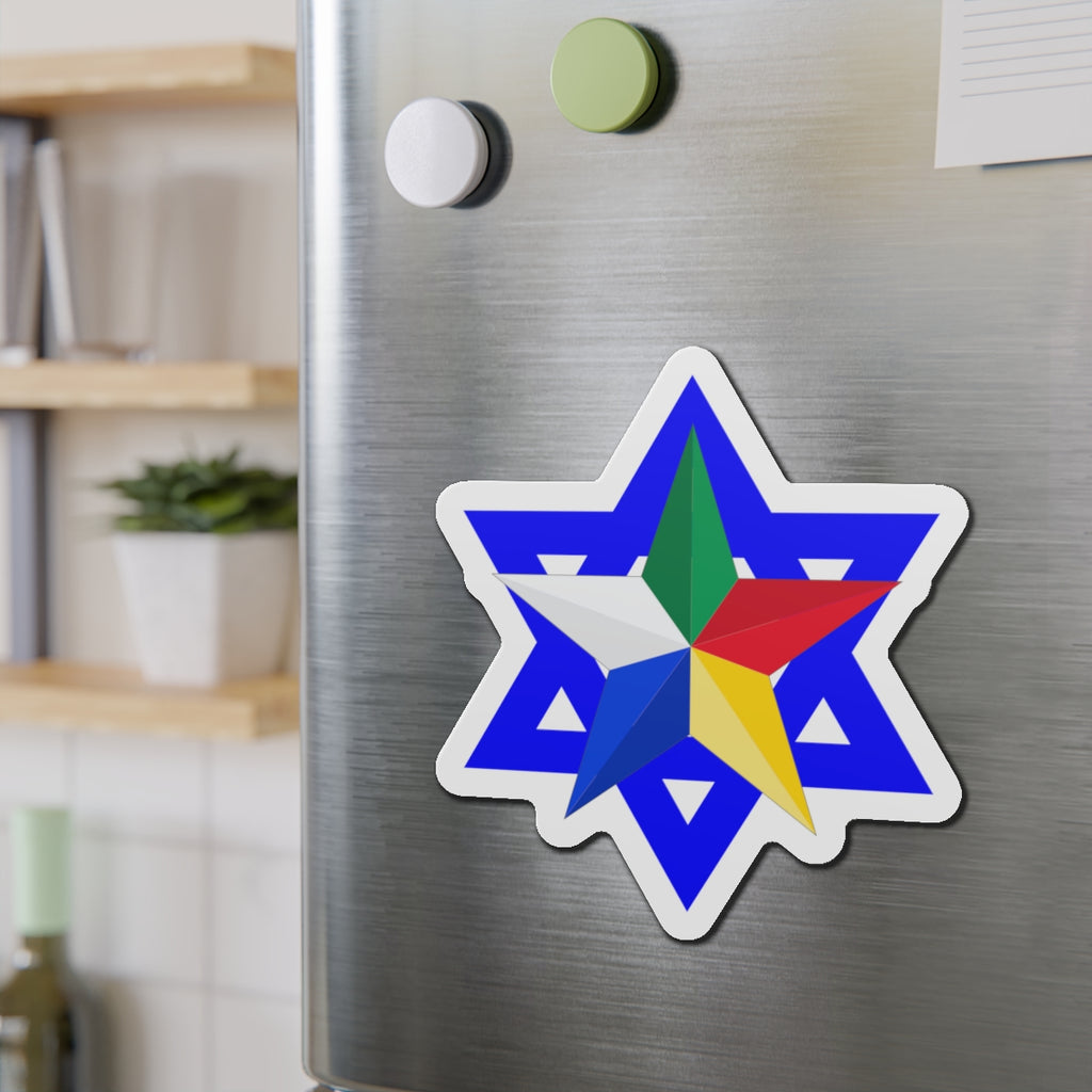 Israel Druze friendship fridge magnet / bumper sticker