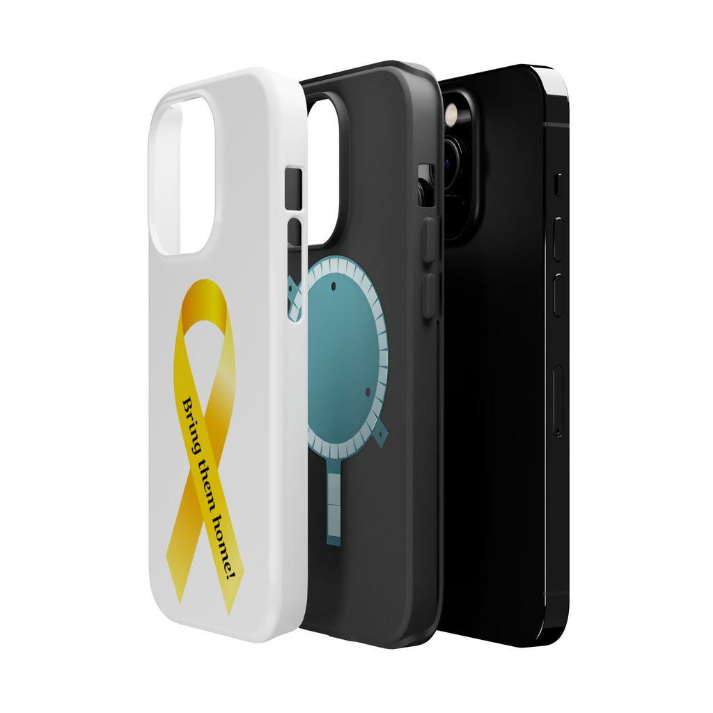 Yellow Ribbon bring them home Magnetic phone Cases