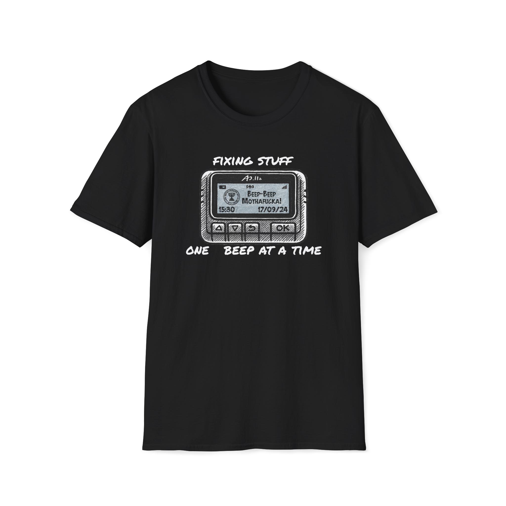 Mossad Pager t-shirt Beep Beep!