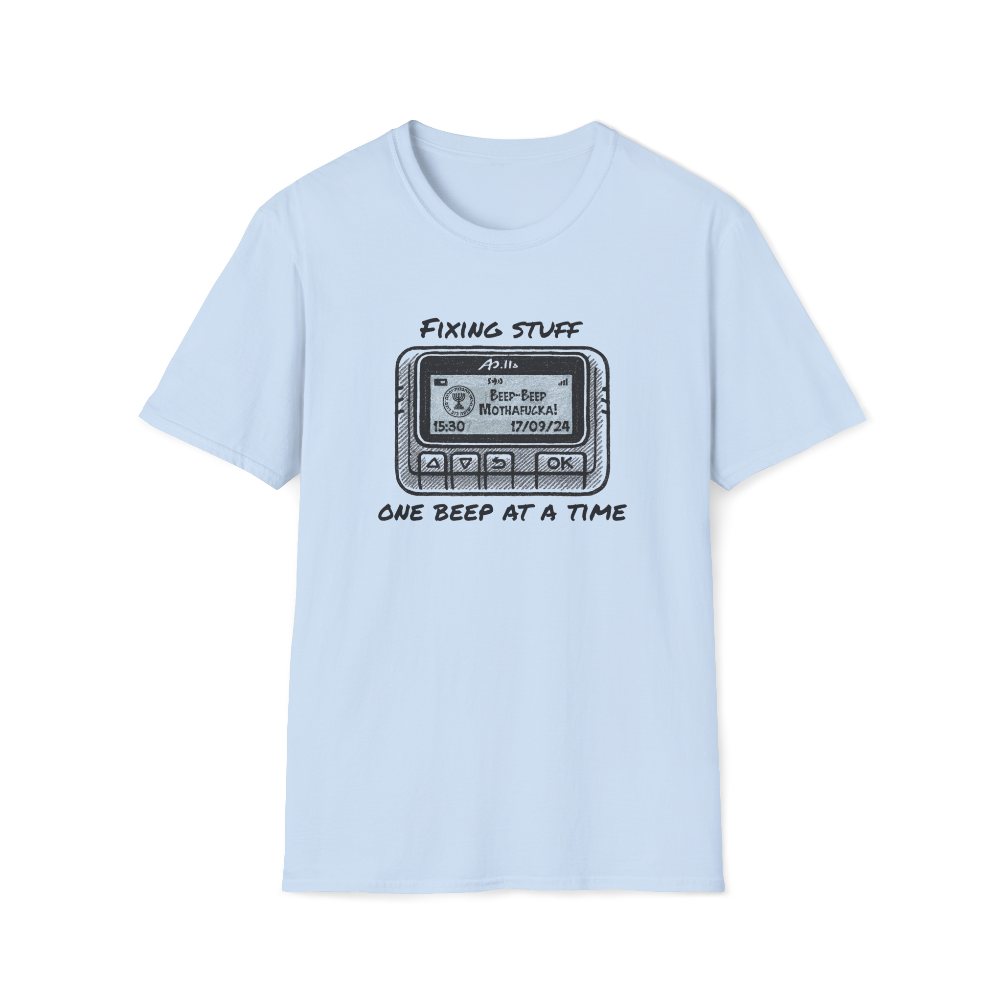 Mossad Pager t-shirt Beep Beep!