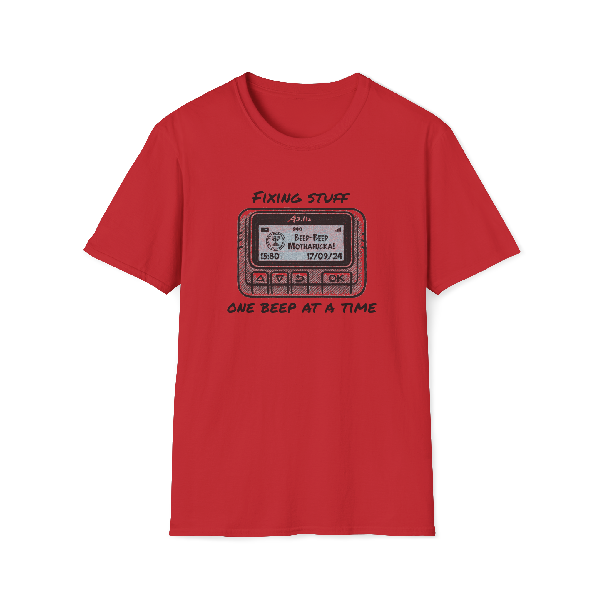 Mossad Pager t-shirt Beep Beep!
