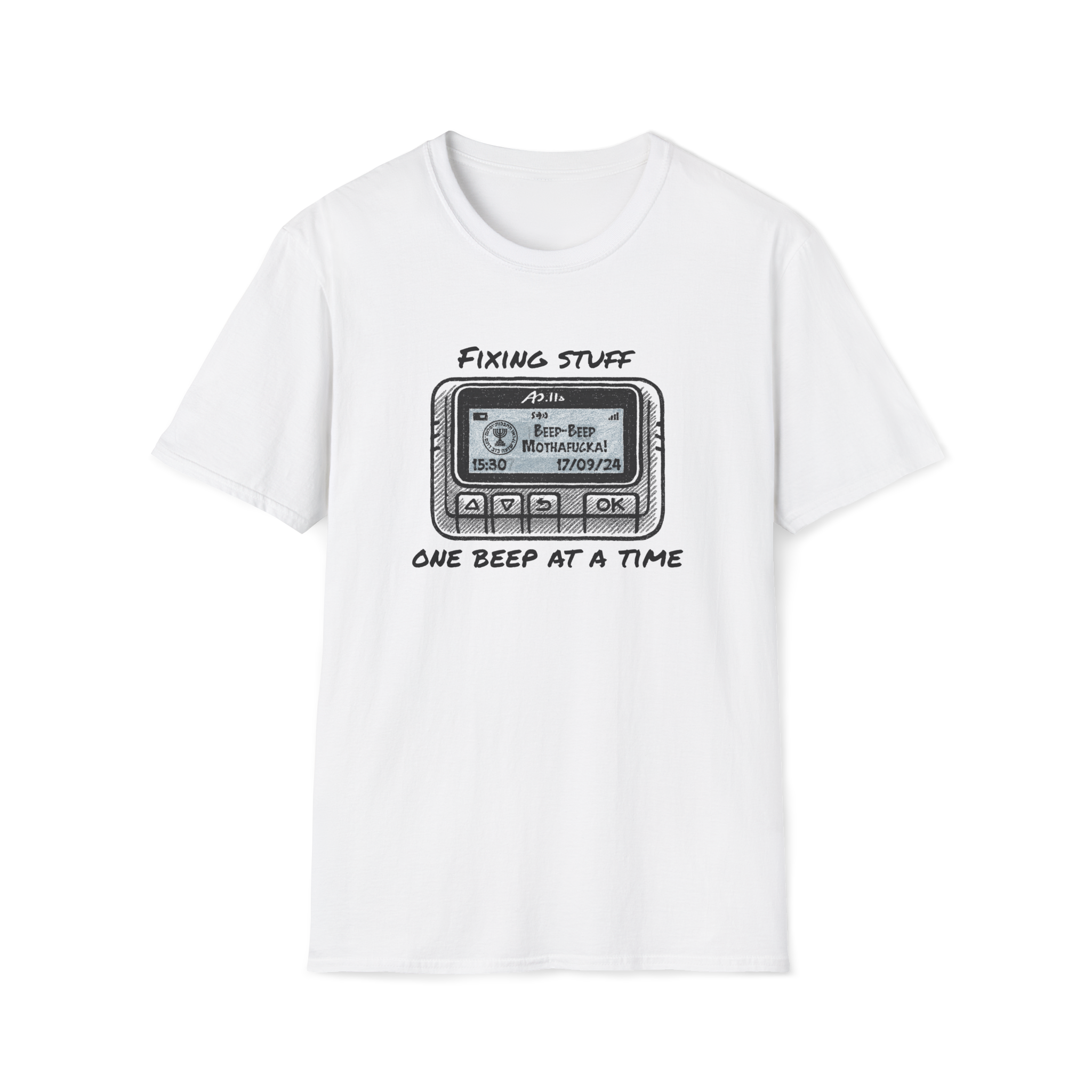 Mossad Pager t-shirt Beep Beep!