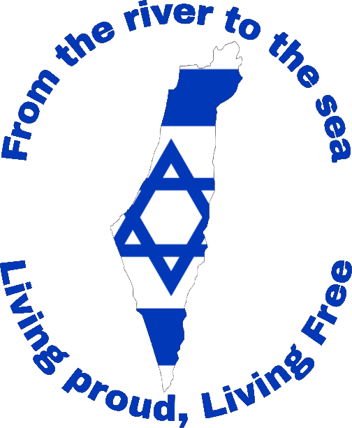 Living proud, living free - Israel unisex T-Shirt