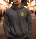 IDF Zahal (Israel Defense Forces) Unisex Full Zip Hooded Sweatshirt