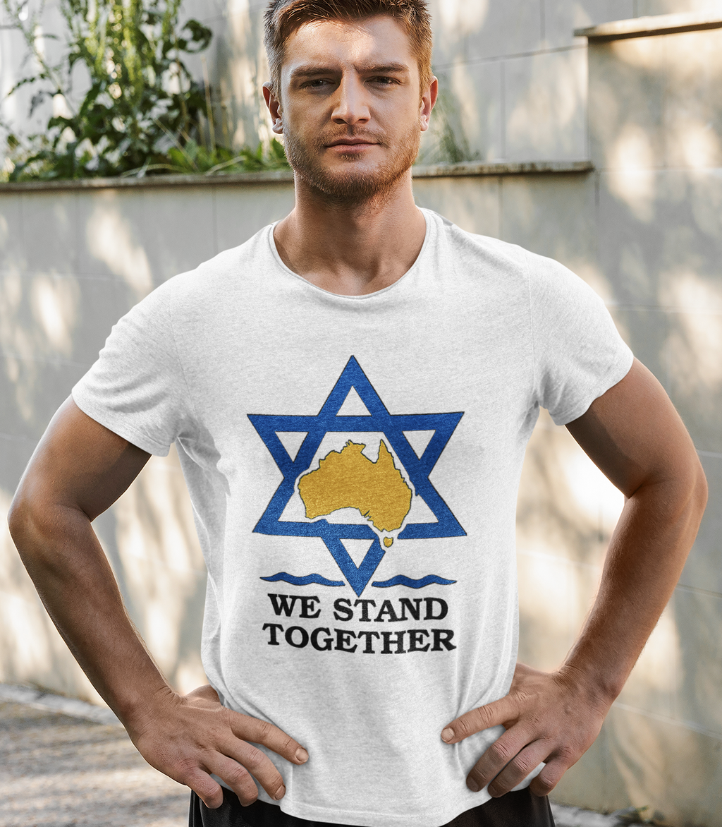 WE STAND TOGETHER with the Australian Jews T-Shirt