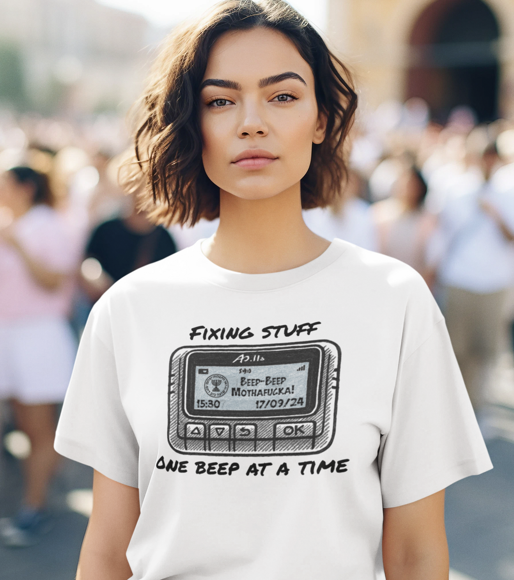 Mossad Pager t-shirt Beep Beep!