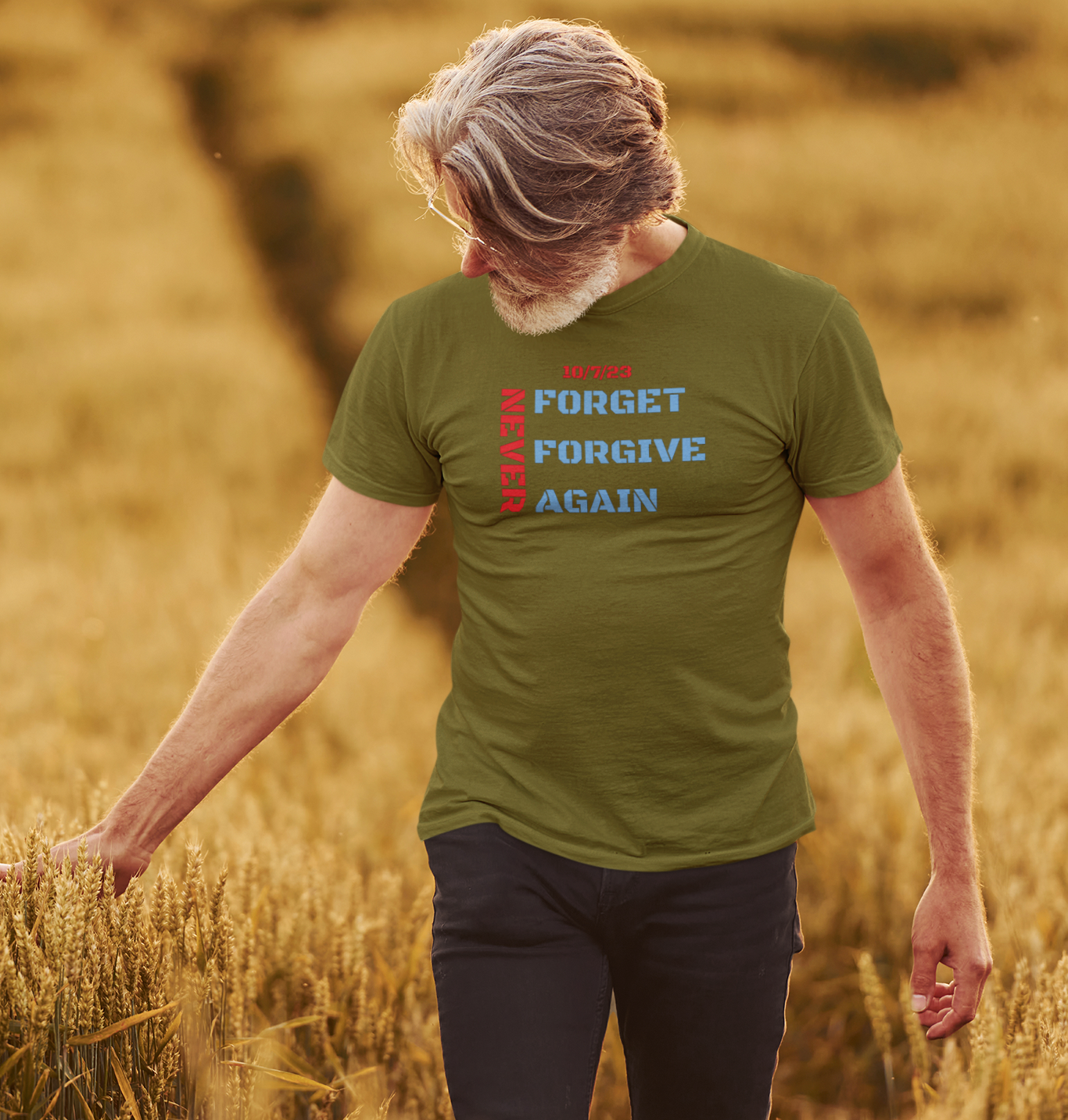 Never forget, forgive, again - unisex T-Shirt